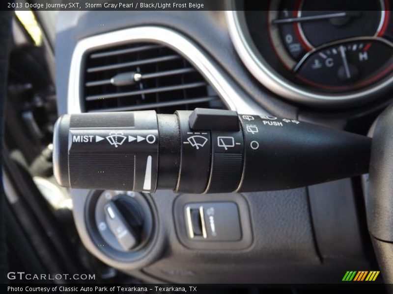 Storm Gray Pearl / Black/Light Frost Beige 2013 Dodge Journey SXT