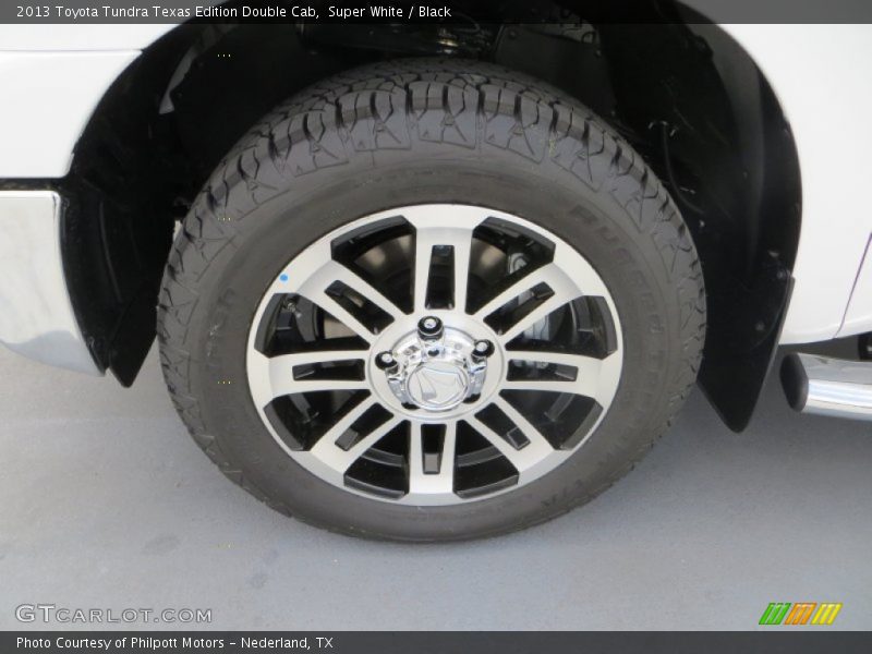 Super White / Black 2013 Toyota Tundra Texas Edition Double Cab
