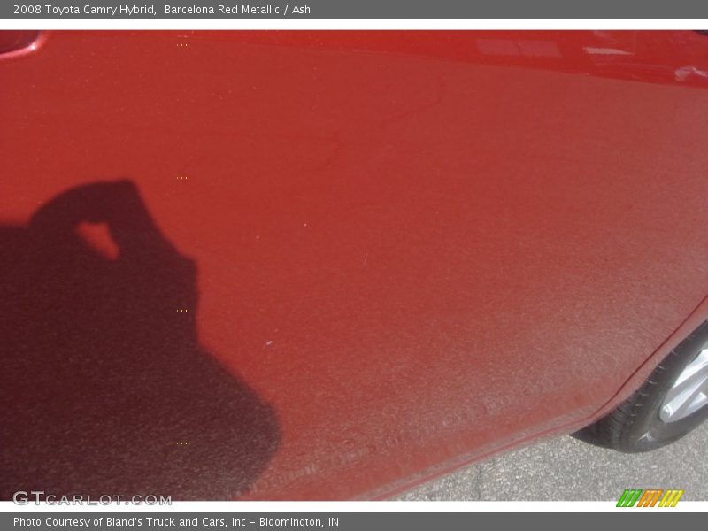 Barcelona Red Metallic / Ash 2008 Toyota Camry Hybrid