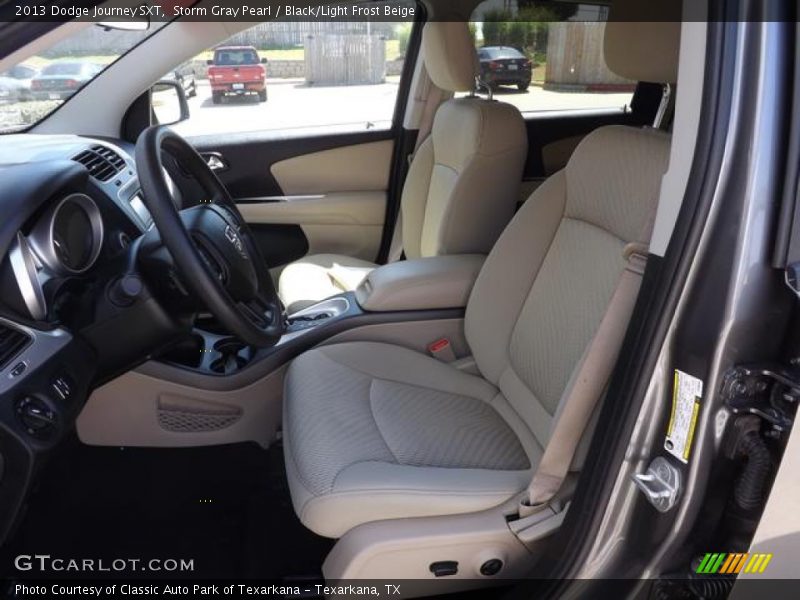 Storm Gray Pearl / Black/Light Frost Beige 2013 Dodge Journey SXT