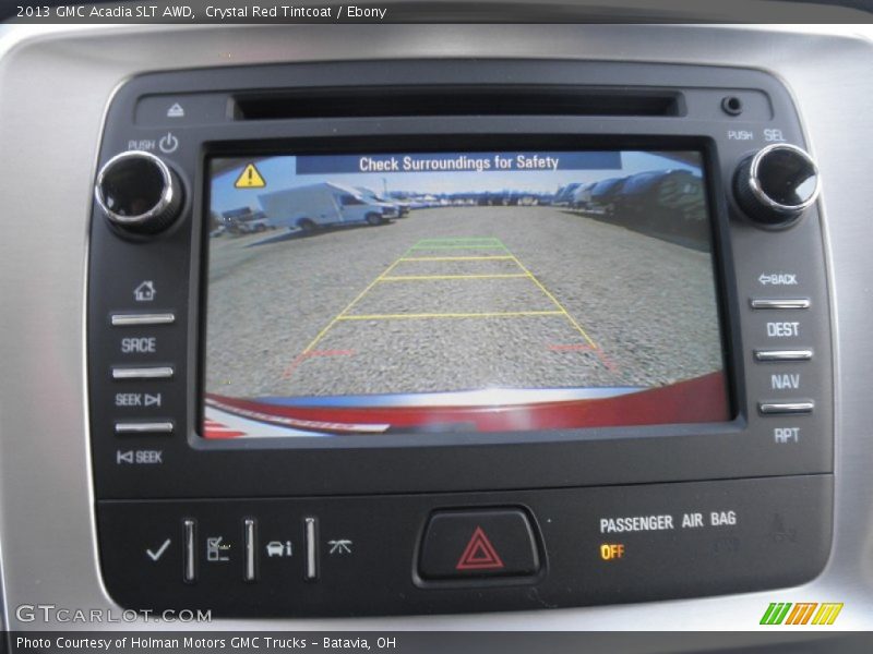 Crystal Red Tintcoat / Ebony 2013 GMC Acadia SLT AWD