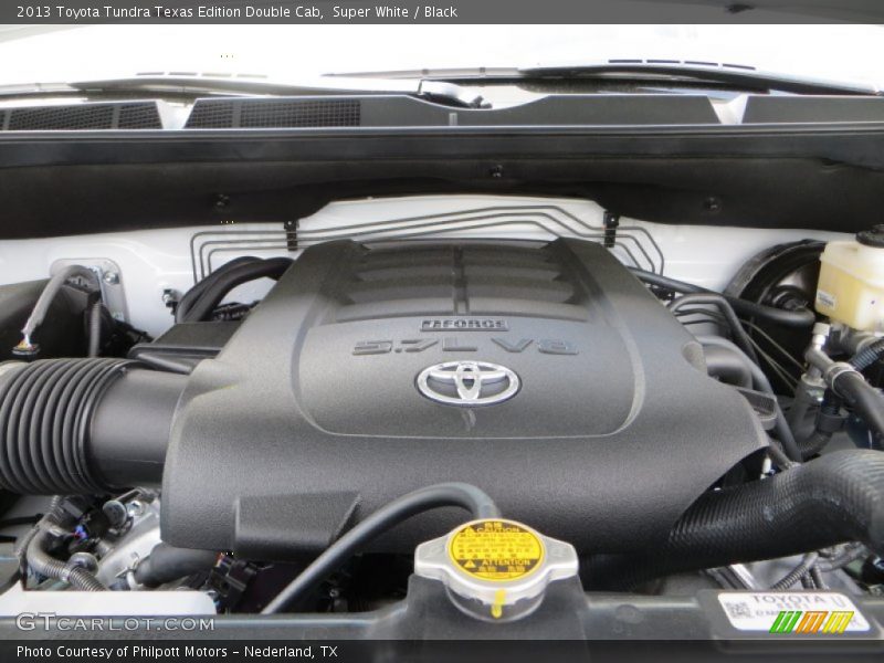 Super White / Black 2013 Toyota Tundra Texas Edition Double Cab