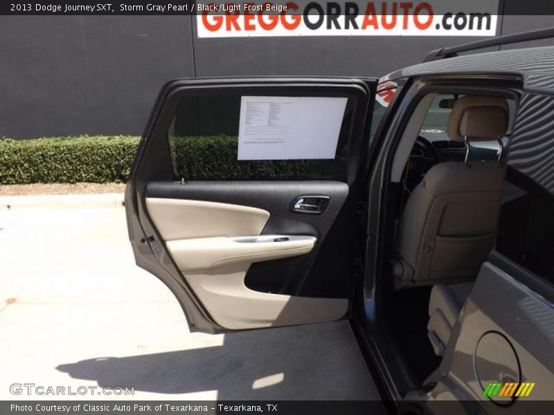 Storm Gray Pearl / Black/Light Frost Beige 2013 Dodge Journey SXT