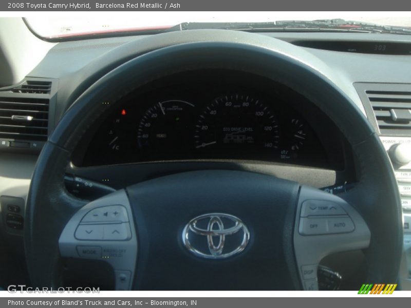 Barcelona Red Metallic / Ash 2008 Toyota Camry Hybrid