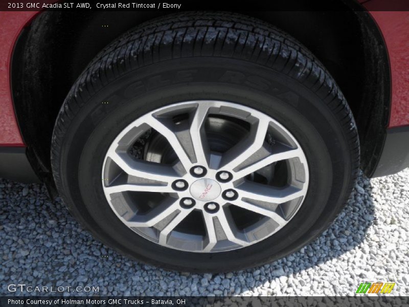 Crystal Red Tintcoat / Ebony 2013 GMC Acadia SLT AWD