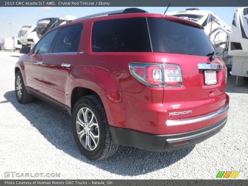 Crystal Red Tintcoat / Ebony 2013 GMC Acadia SLT AWD