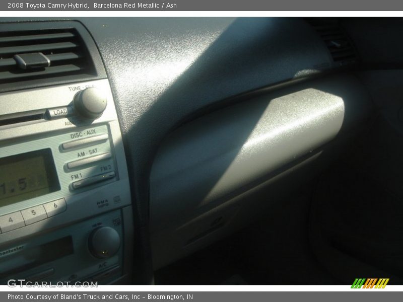 Barcelona Red Metallic / Ash 2008 Toyota Camry Hybrid
