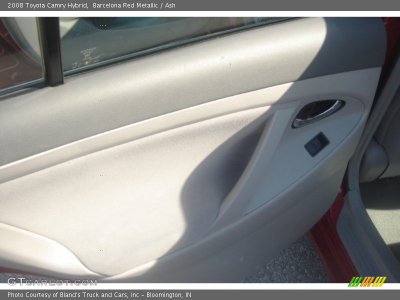 Barcelona Red Metallic / Ash 2008 Toyota Camry Hybrid