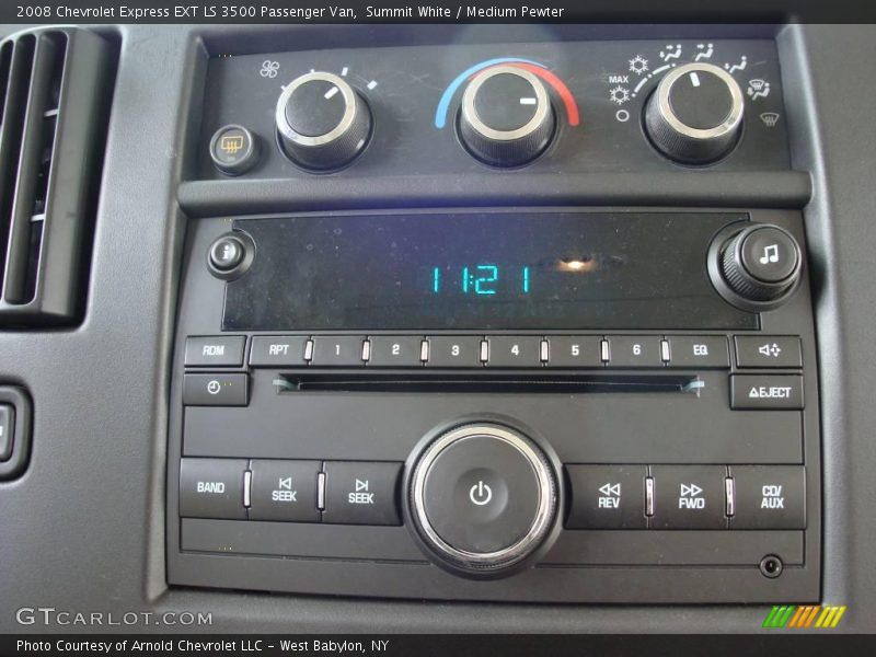 Summit White / Medium Pewter 2008 Chevrolet Express EXT LS 3500 Passenger Van