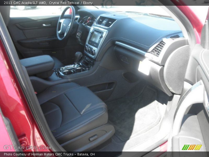 Crystal Red Tintcoat / Ebony 2013 GMC Acadia SLT AWD