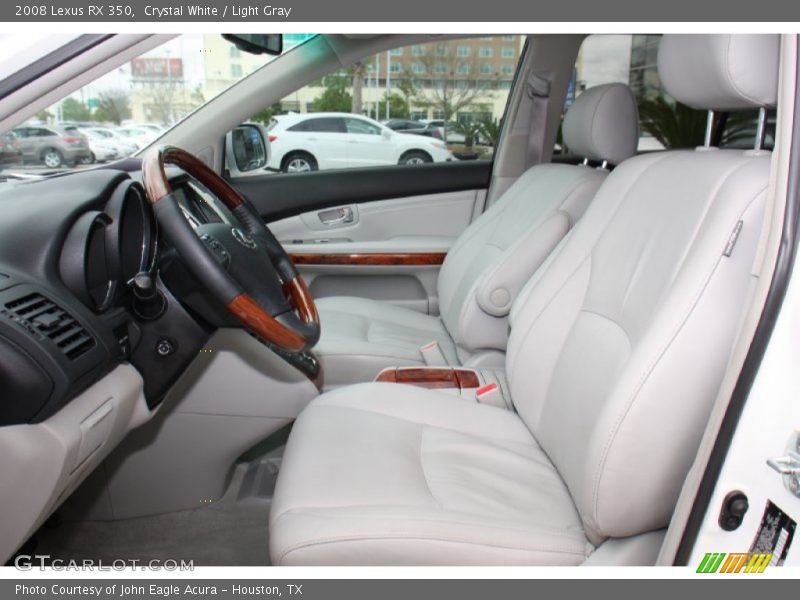  2008 RX 350 Light Gray Interior