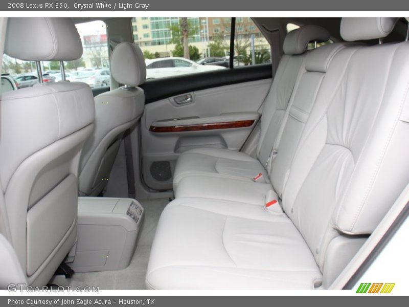 Rear Seat of 2008 RX 350