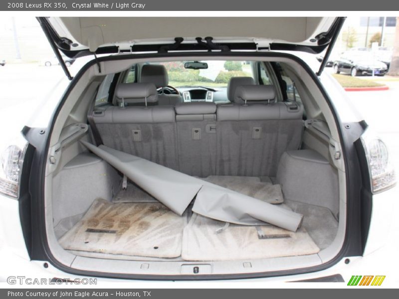 Crystal White / Light Gray 2008 Lexus RX 350