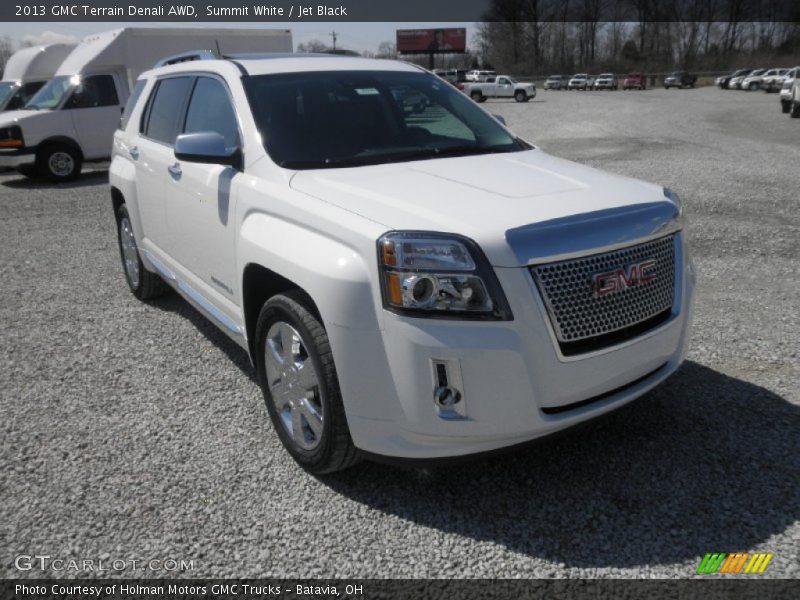 Summit White / Jet Black 2013 GMC Terrain Denali AWD