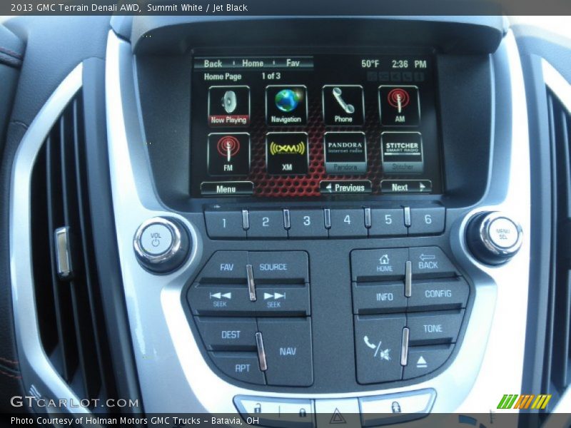 Summit White / Jet Black 2013 GMC Terrain Denali AWD