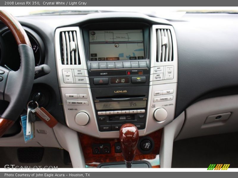 Controls of 2008 RX 350