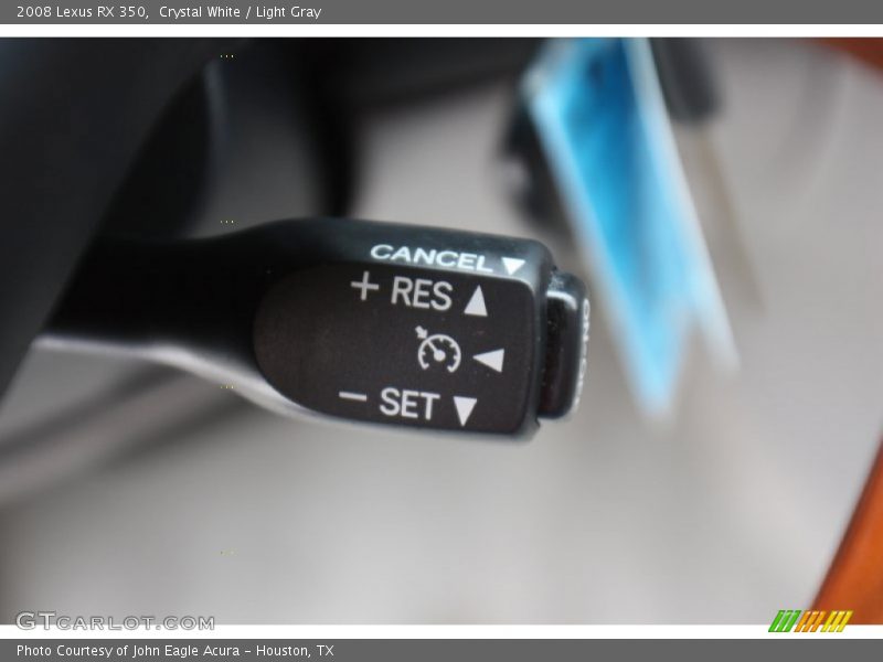 Crystal White / Light Gray 2008 Lexus RX 350
