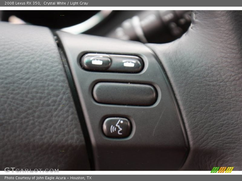 Crystal White / Light Gray 2008 Lexus RX 350