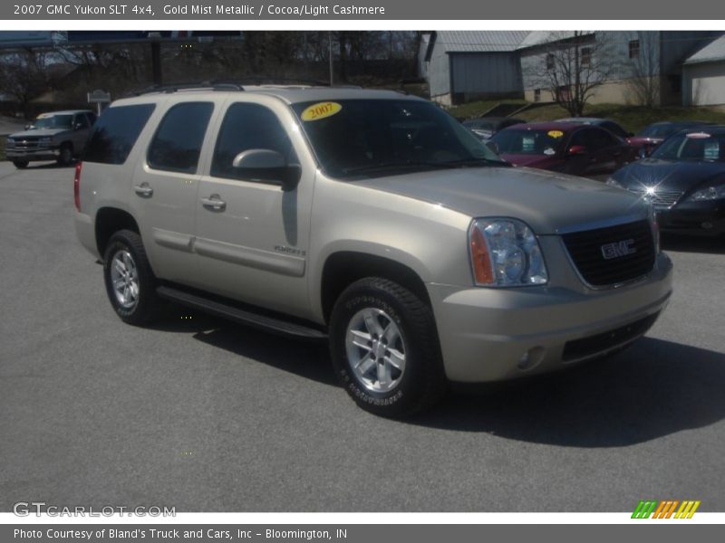 Gold Mist Metallic / Cocoa/Light Cashmere 2007 GMC Yukon SLT 4x4