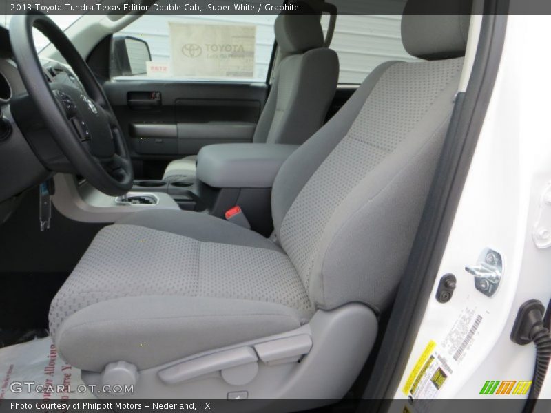 Super White / Graphite 2013 Toyota Tundra Texas Edition Double Cab