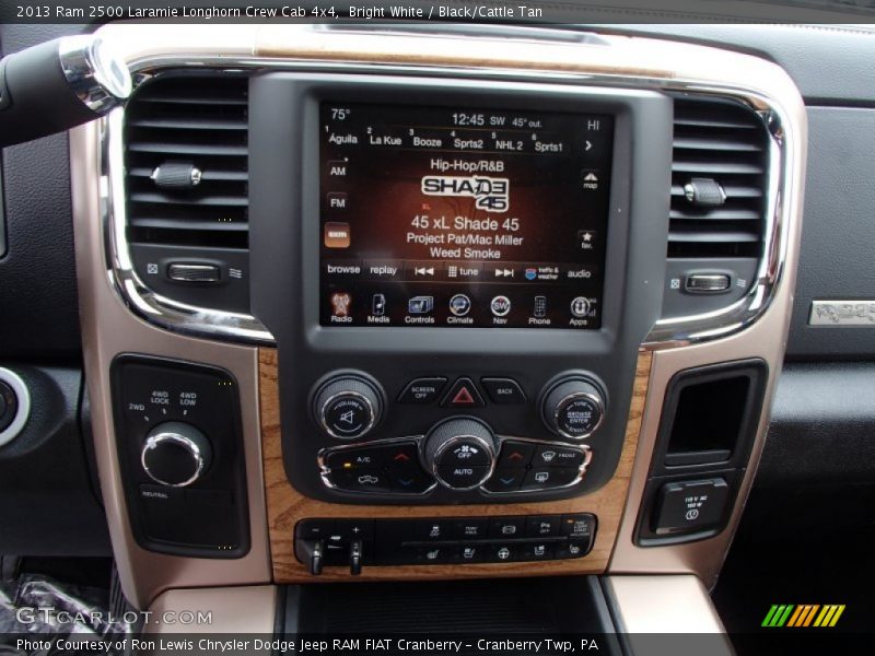 Controls of 2013 2500 Laramie Longhorn Crew Cab 4x4