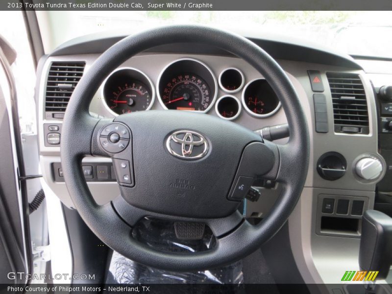 Super White / Graphite 2013 Toyota Tundra Texas Edition Double Cab