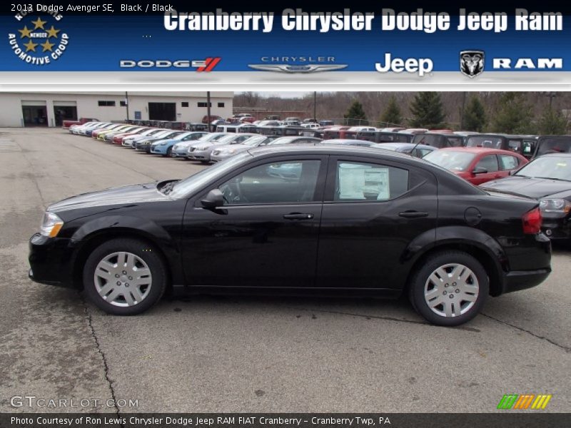 Black / Black 2013 Dodge Avenger SE