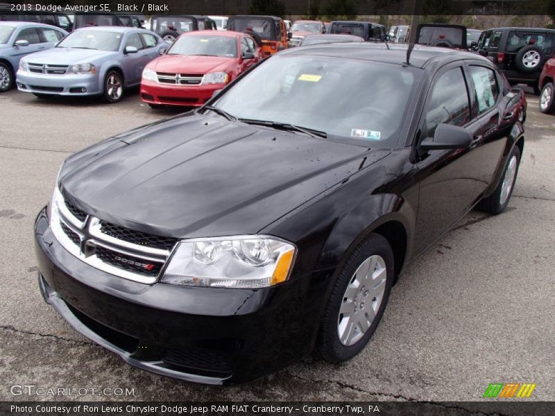 Black / Black 2013 Dodge Avenger SE