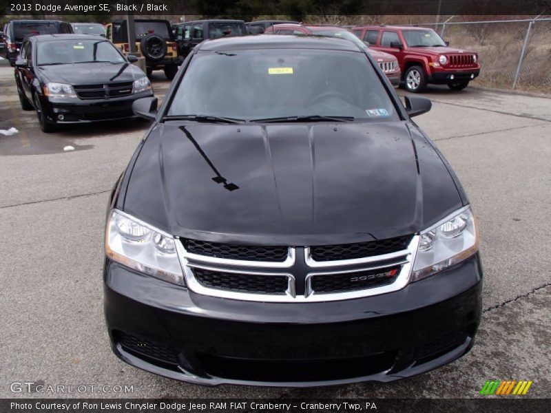 Black / Black 2013 Dodge Avenger SE