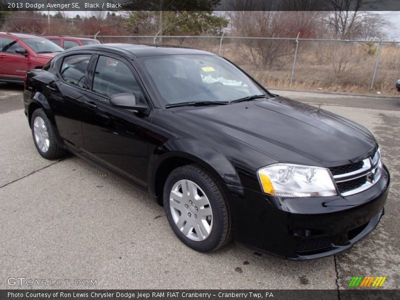 Black / Black 2013 Dodge Avenger SE