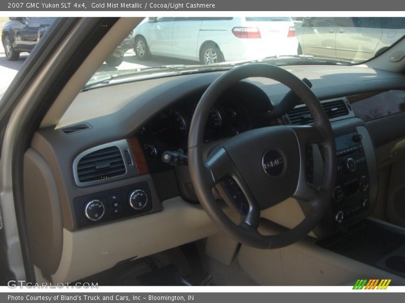 Gold Mist Metallic / Cocoa/Light Cashmere 2007 GMC Yukon SLT 4x4