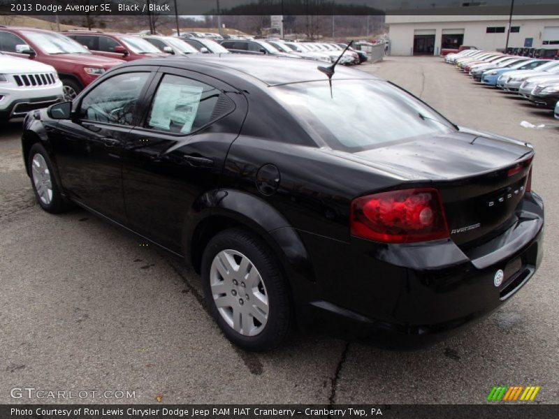 Black / Black 2013 Dodge Avenger SE