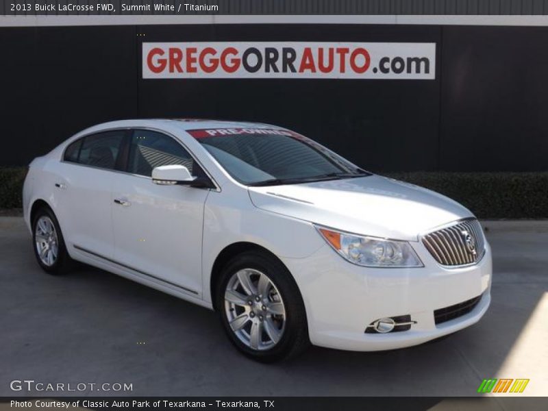 Summit White / Titanium 2013 Buick LaCrosse FWD