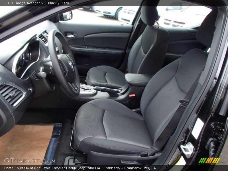 Black / Black 2013 Dodge Avenger SE