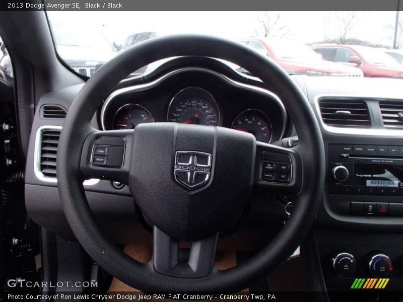 Black / Black 2013 Dodge Avenger SE