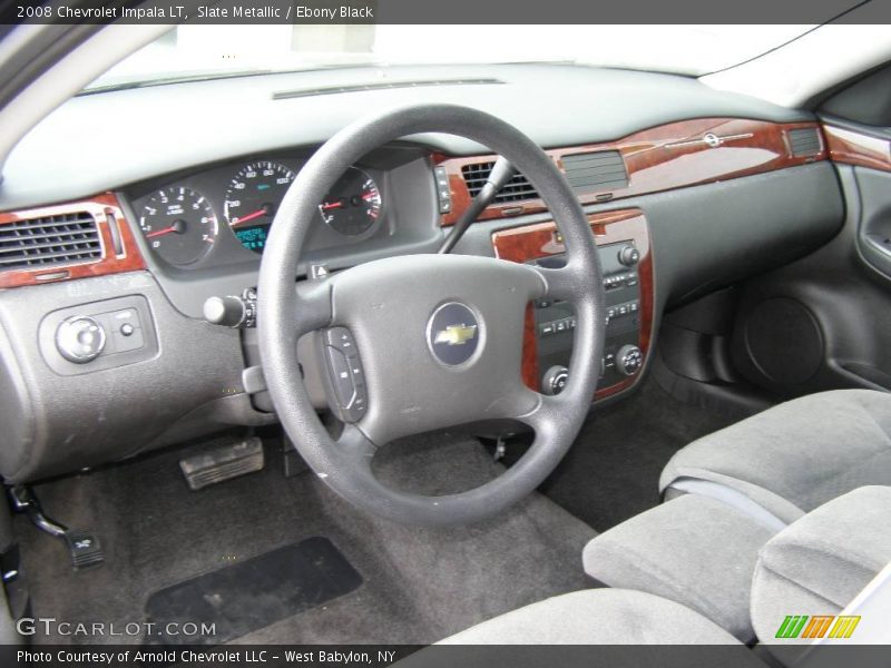 Slate Metallic / Ebony Black 2008 Chevrolet Impala LT