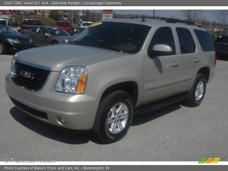 Gold Mist Metallic / Cocoa/Light Cashmere 2007 GMC Yukon SLT 4x4