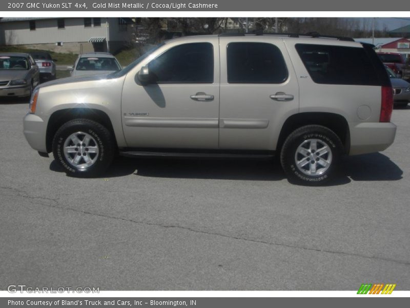Gold Mist Metallic / Cocoa/Light Cashmere 2007 GMC Yukon SLT 4x4
