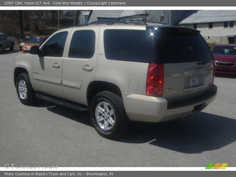 Gold Mist Metallic / Cocoa/Light Cashmere 2007 GMC Yukon SLT 4x4