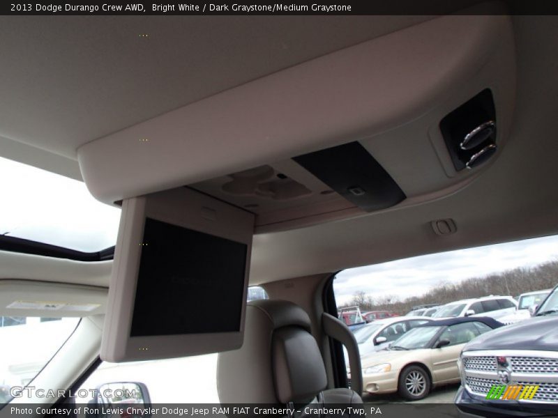 Bright White / Dark Graystone/Medium Graystone 2013 Dodge Durango Crew AWD