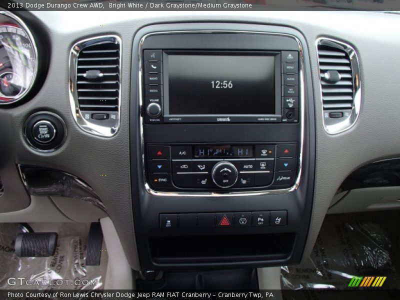 Bright White / Dark Graystone/Medium Graystone 2013 Dodge Durango Crew AWD