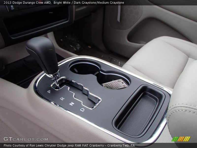 Bright White / Dark Graystone/Medium Graystone 2013 Dodge Durango Crew AWD