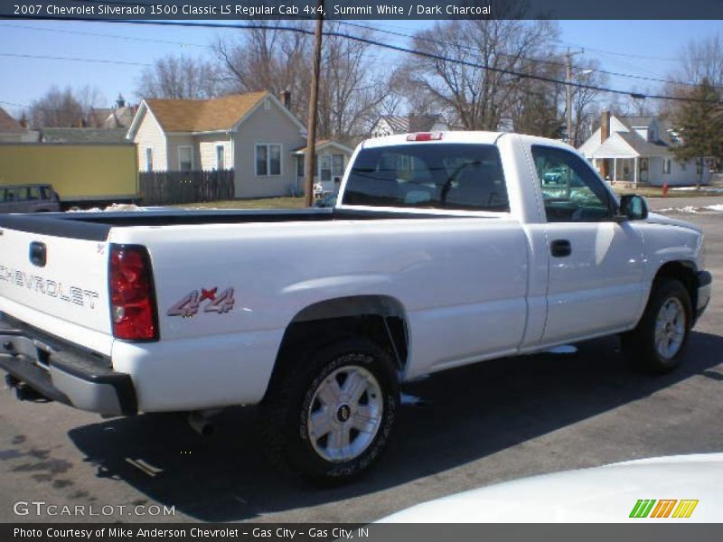 Summit White / Dark Charcoal 2007 Chevrolet Silverado 1500 Classic LS Regular Cab 4x4