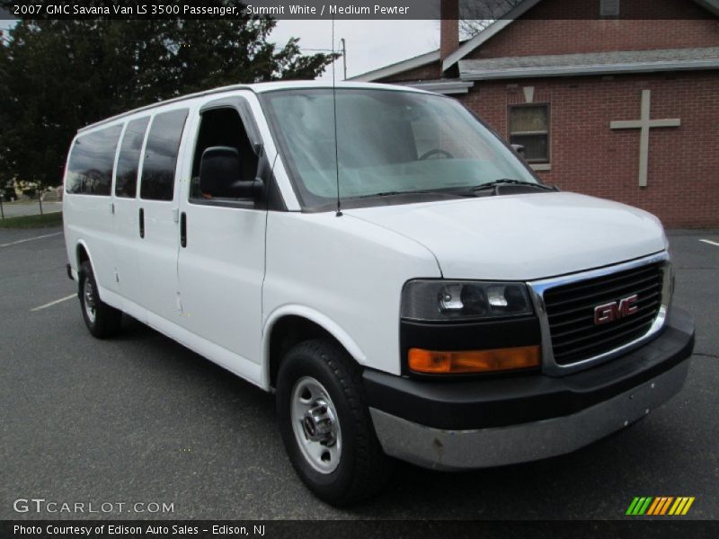 Summit White / Medium Pewter 2007 GMC Savana Van LS 3500 Passenger