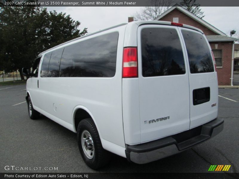 Summit White / Medium Pewter 2007 GMC Savana Van LS 3500 Passenger