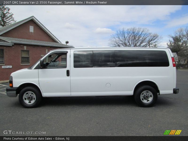 Summit White / Medium Pewter 2007 GMC Savana Van LS 3500 Passenger