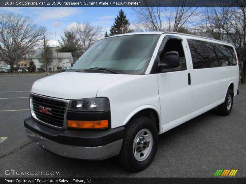Summit White / Medium Pewter 2007 GMC Savana Van LS 3500 Passenger