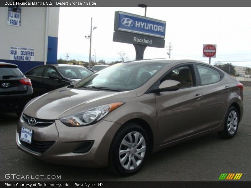 Desert Bronze / Beige 2011 Hyundai Elantra GLS