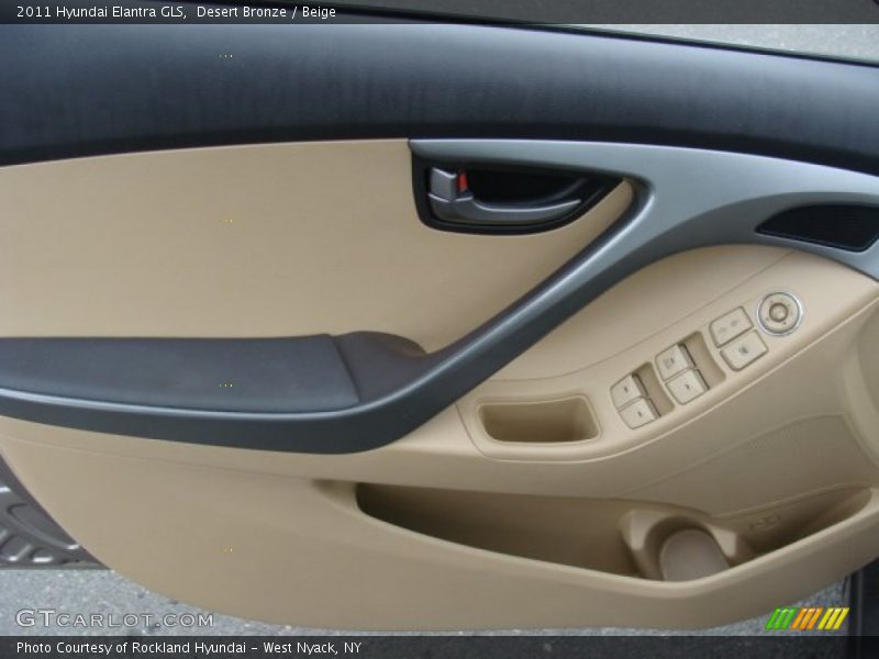 Desert Bronze / Beige 2011 Hyundai Elantra GLS