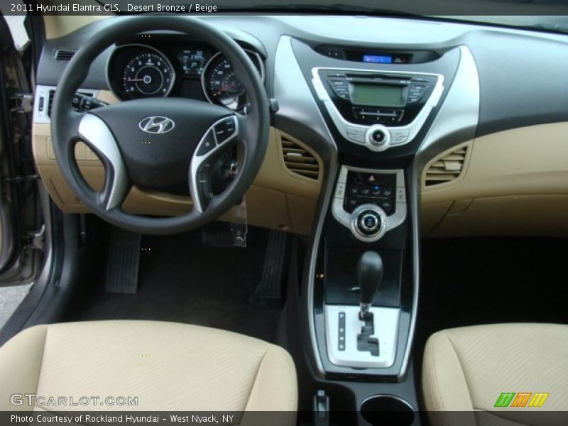 Desert Bronze / Beige 2011 Hyundai Elantra GLS
